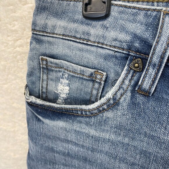 18W - KUT FROM THE KLOTH - KATY Boyfriend Short Distressed Denim Jean Short NEW - Picture 4 of 12